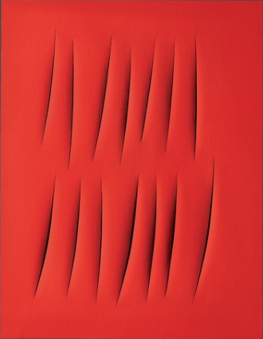 Concetto spaziale, attese, top price Lucio Fontana