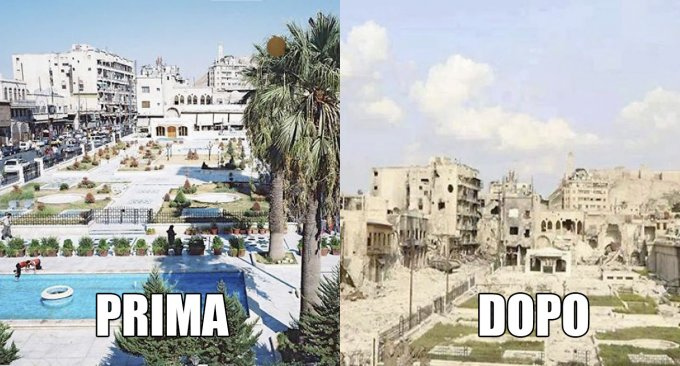Risultati immagini per Siria prima e dopo l'invasione
