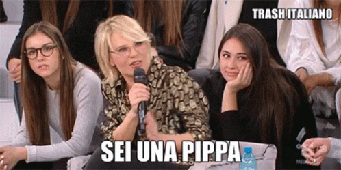 Amici Maria De Filippi GIF - Amici Maria De Filippi Sei Una Pippa -  Discover &amp; Share GIFs