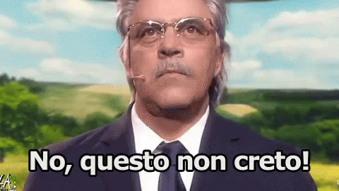 Antonio Razzi Crozza Non Creto No GIF - Antonio Razzi Crozza I Dont Think  So - Discover & Share GIFs