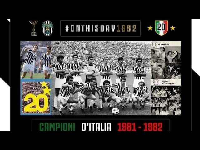 JUVE 1981-82:tutti i gol 20°Scudetto (la 2^Stella)