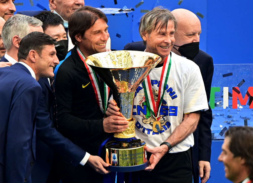 Inter, Conte: "Dedico lo scudetto a me stesso, soddisfatto di aver vinto  qui" | News - Sportmediaset