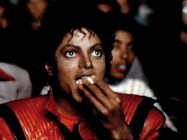 Risultato immagini per Michael jackson popcorn gif"