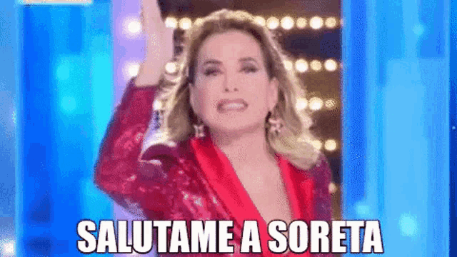 Salutame A Soreta Salutameasoretaciao GIF - Salutame A Soreta  Salutameasoretaciao Barbara Durso - Discover & Share GIFs