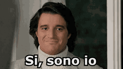De Sica Si Sono Io Parlate Di Me Sono Proprio Io Hai Azzeccato GIF - De  Sica Yes Its Me Its Me - Discover & Share GIFs