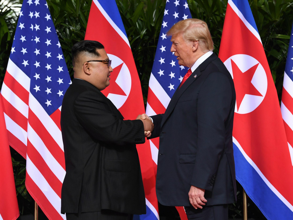 Risultati immagini per trump kim