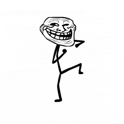 Le GIF di faccia da stupido - 50 immagini animate di Trollface
