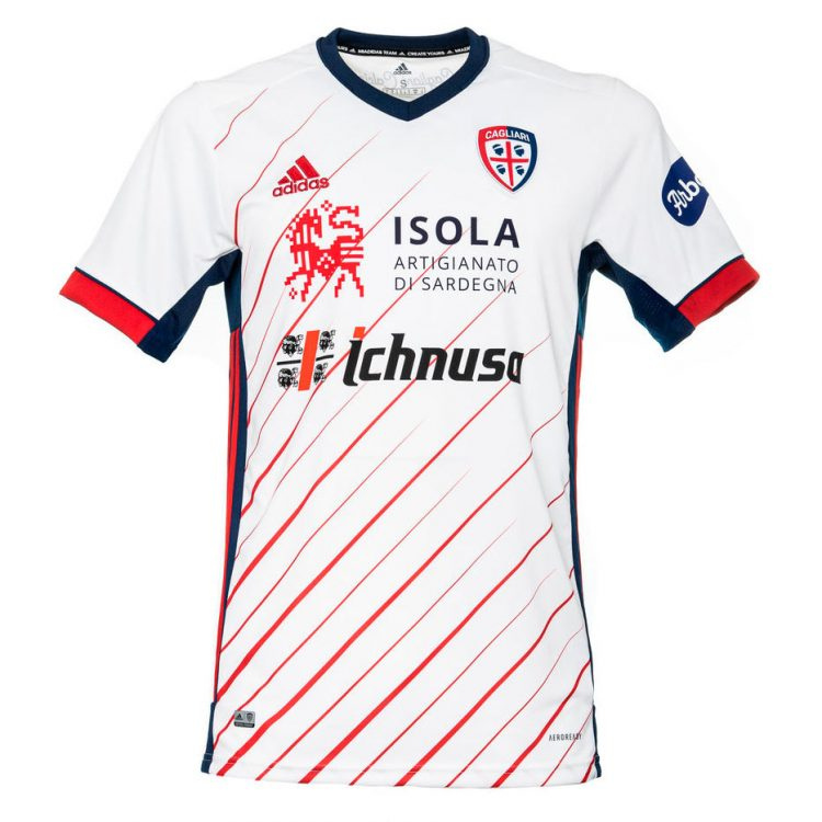 Seconda maglia Cagliari 2020-2021 bianca