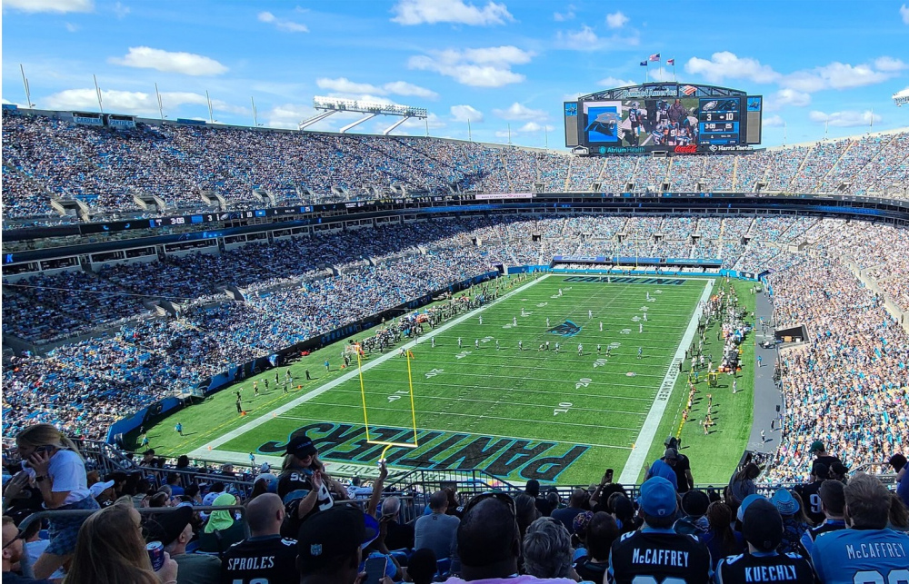 Bank of America Stadium, Carolina Panthers football stadium ...