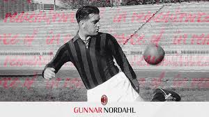 AC Milan on X: "The Swedish striker who made millions of Milanisti dream -  We remember Gunnar Nordahl on what would have been his 100th birthday 💫  L'attaccante svedese che ha fatto