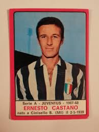 Ernesto Castano Figurina Calciatori Panini 1967 1968 Ottima - manuelkant