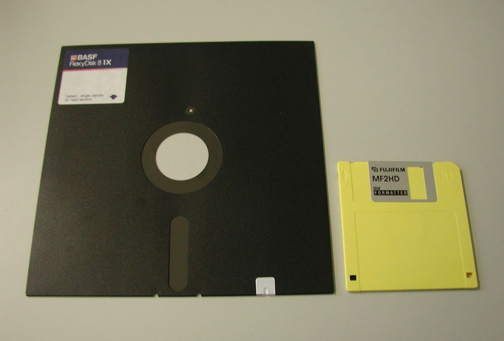 I remember when floppy disks actually were floppy! : nostalgia