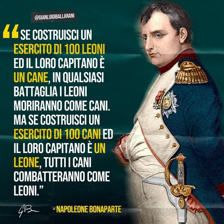 🔥 Incredibile citazione di Napoleone Bonapart | Citazioni, Citazioni  famose, Frasi motivazionali