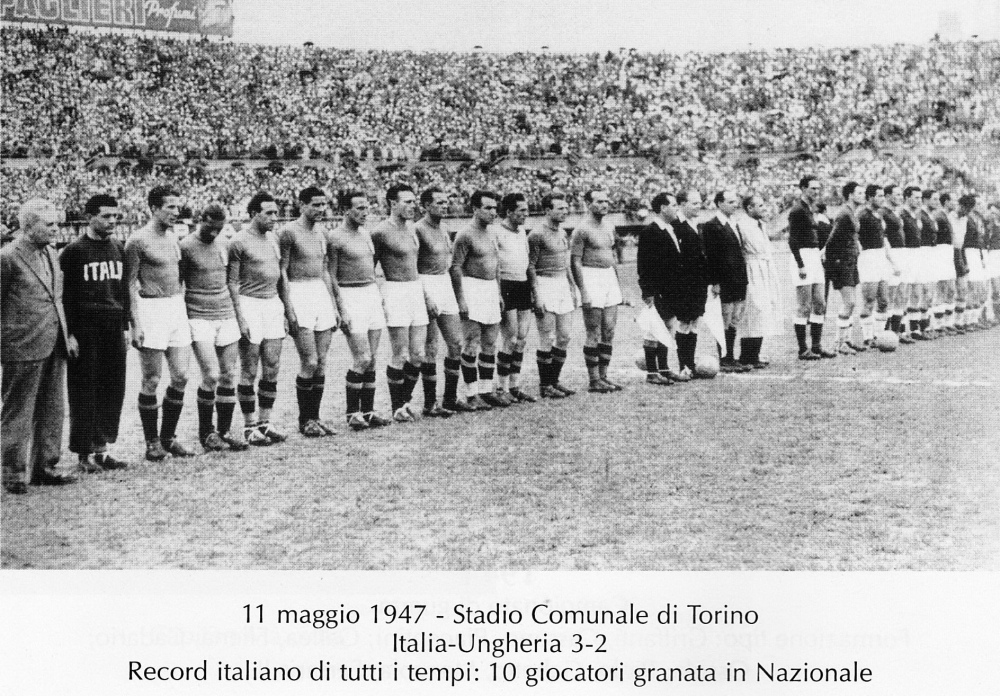 1947-11 maggio Italia-Ungheria | Ungheria, Italia, Squadra