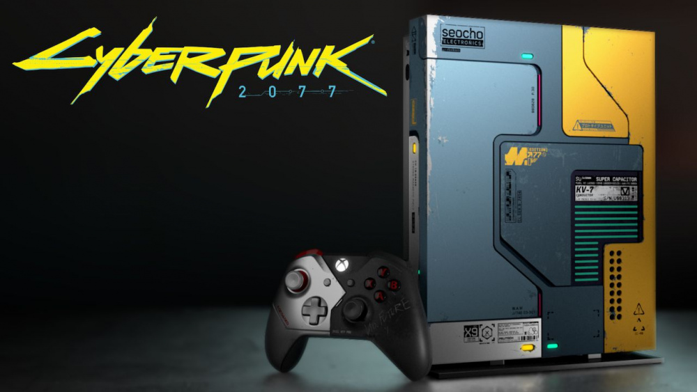 Cyberpunk 2077: l'Xbox One X a tema contiene un messaggio segreto!
