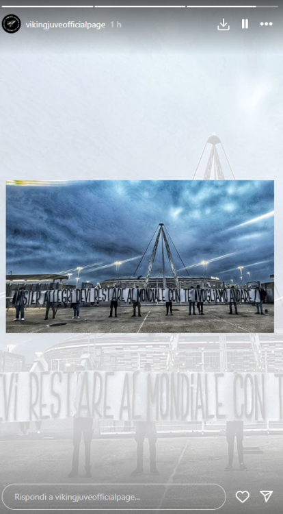 Juventus, i Viking con Allegri: "Resta, vogliamo te al Mondiale" - foto 1