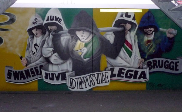 Nowe zgodowe graffiti na stadionie Den Haag (6) - legionisci.com