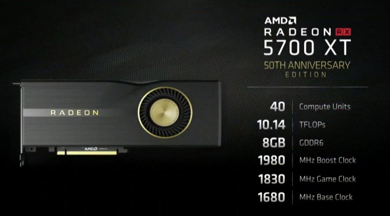 Radeon Rx 5700 Xt Anniversary
