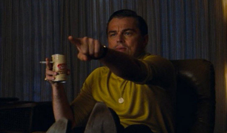 Leonardo DiCaprio pointing to TV meme - Keep Meme
