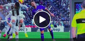 Juventus-Sampdoria, VIDEO: mano di Emre Can. Var assegna rigore, Quagliarella gol