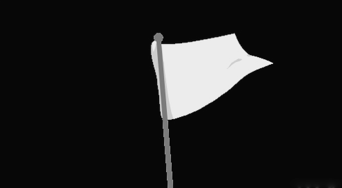Immagini GIF della bandiera bianca - Abbandona magnificamente