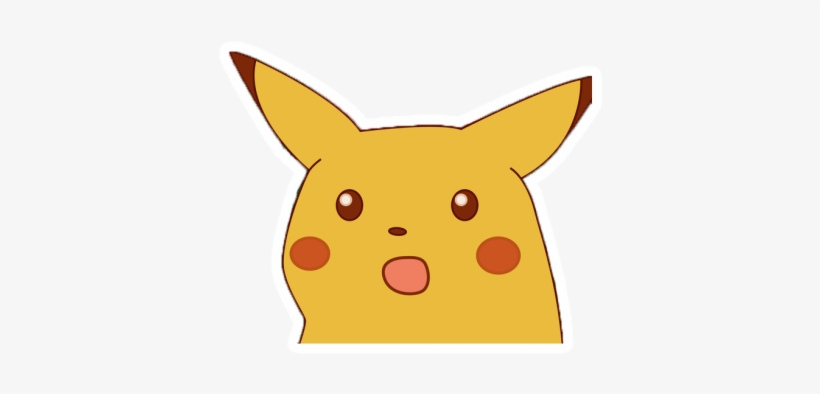 Surprised Pikachu Meme Transparent PNG - 414x360 - Free Download on NicePNG