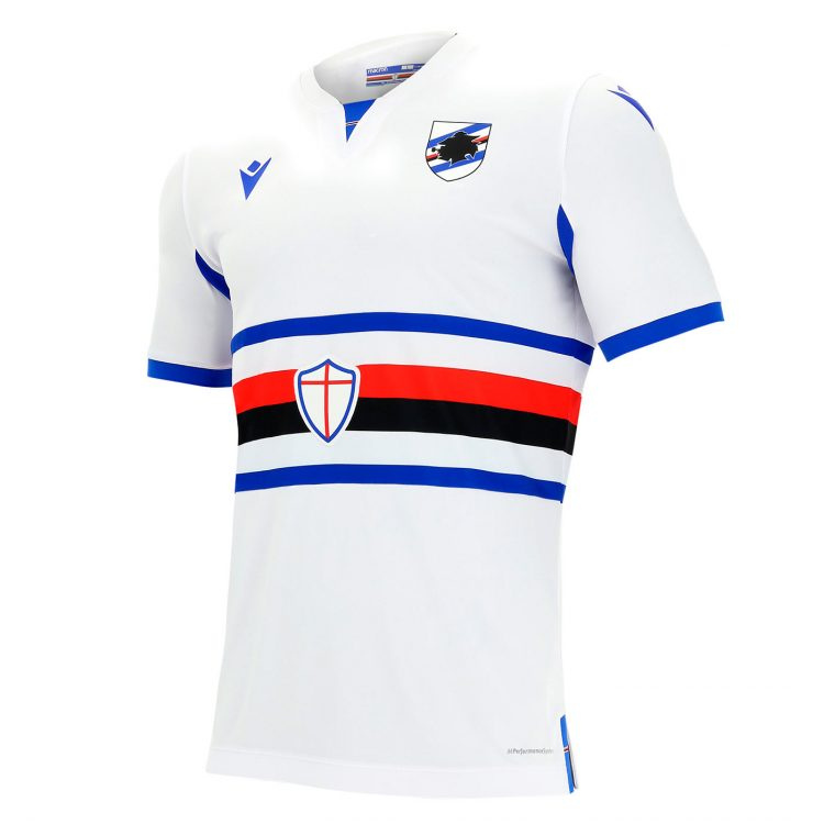 Seconda maglia Sampdoria bianca 2020-21